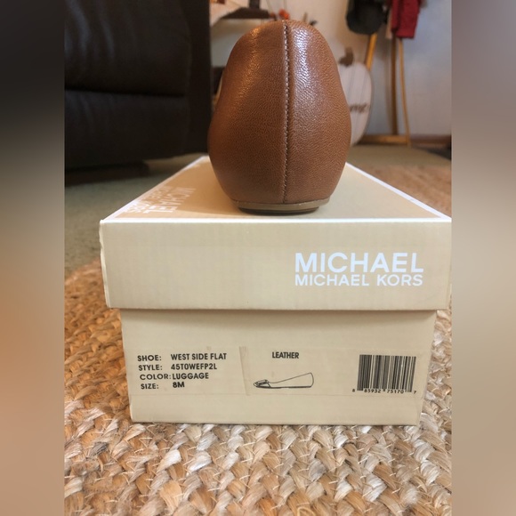 Michael Kors Leather West Side Flats - Picture 3 of 10